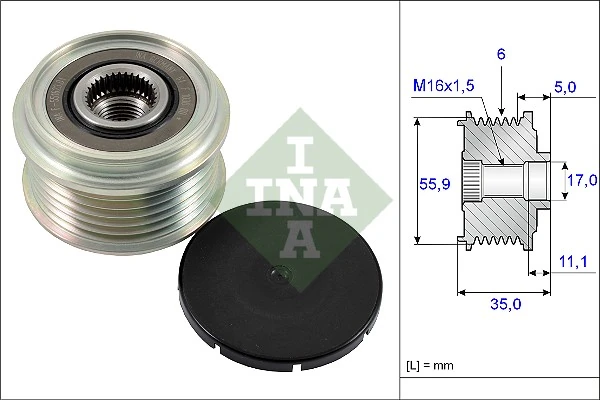 Alternator Freewheel Clutch